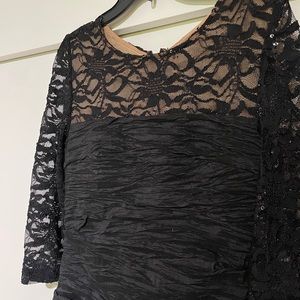 Alex Evenings Formal Black Gown